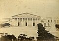 Plaza de la Victoria, Pirámide y Catedral (Gonnet, 1864)
