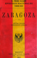 Portada de "Zaragoza" de Pérez Galdós, edición de 1901