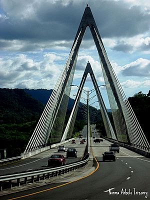 Archivo:Puente Atirantado en Naranjito, Puerto Rico - panoramio
