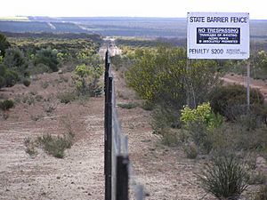 Archivo:Rabbit proof fence in 2005