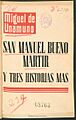 San Manuel Bueno mártir 1933