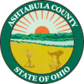 Seal of Ashtabula County Ohio