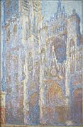 The Rouen Cathedral at Noon by Claude Monet, 1894, Pushkin Museum