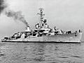 USS McGowan (DD-678) at sea, circa in 1945