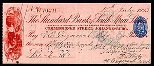 Archivo:1933 South African cheque
