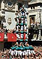 1er 5 de 9 amb folre Castellers de Vilafranca