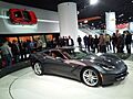2014 Corvette Coupe, Cyber Gray, Right Front, Jan 17, 2013 Detroit Auto Show
