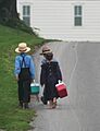 Amish On the way to school by Gadjoboy2
