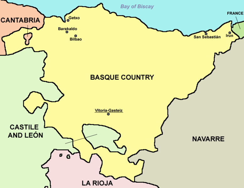 Basque country map (cropped)