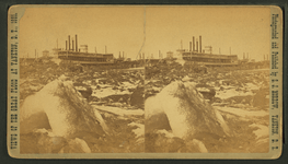 Archivo:Blasting ice with dynamite from in front of steamer on the ways, by Stanley J. Morrow