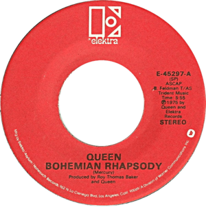 Archivo:Bohemian Rhapsody by Queen US vinyl red label