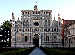 Archivo:Certosa di Pavia - facciata -