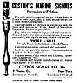 Coston flare advertisement