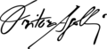 Dritëro Agolli (nënshkrim)