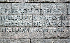 Archivo:FDR Memorial wall