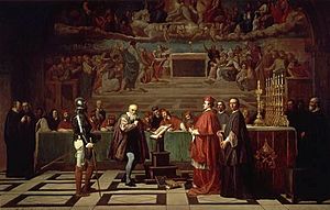 Archivo:Galileo before the Holy Office