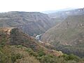 Huentitan canyon and santiago river
