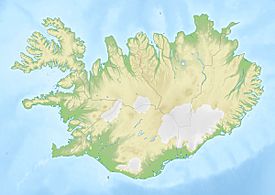 Krafla ubicada en Islandia