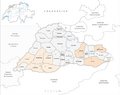 Karte Bezirk Delémont Gemeindeveraenderungen 2013