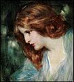 Laura Muntz Lyall - Portrait of a Young Woman