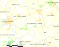 Map commune FR insee code 72284