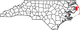 Map of North Carolina highlighting Dare County.svg