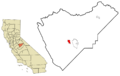 Mariposa County California Incorporated and Unincorporated areas Mariposa Highlighted