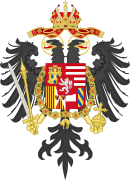 Middle Coat of Arms of Charles VI, Holy Roman Emperor