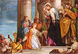 Paolo Veronese — Erweckung des Jünglings zu Nain — 1560er — KHM