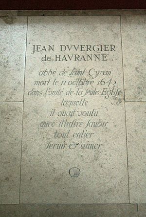 Archivo:Pierre tombale - Jean Duvergier de Hauranne-2