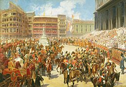 Archivo:Queen Victoria arriving at St Paul's Cathedral