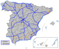 Red española de autopistas y autovías