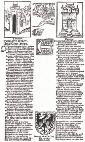 Archivo:Sebastian Brant, Donnerstein von Ensisheim, 1492