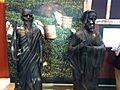 Statues of Faxian and Marco Polo, Maritime Experiential Museum & Aquarium - 20111006