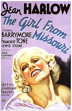 Archivo:The Girl from Missouri poster