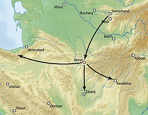 Archivo:Timur East Persia campaign