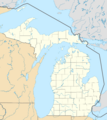 USA Michigan location map