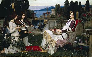 Archivo:Waterhouse, John William - Saint Cecilia - 1895