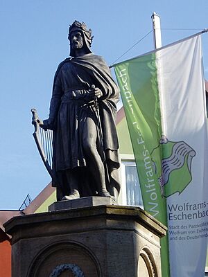 Archivo:Wolfram-Denkmal in Wolframs-Eschenbach