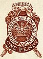 1765 one penny stamp