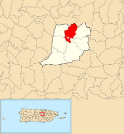 Achiote, Naranjito, Puerto Rico locator map.png