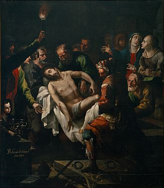 Baltasar de Echave y Rioja - The Burial of Christ - Google Art Project
