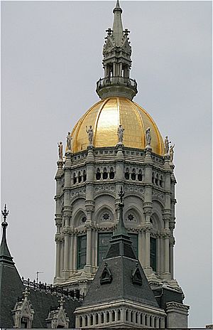 Archivo:CT state capitol tower & dome