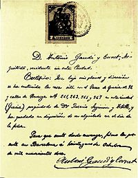 Archivo:Certificado Casa Milà