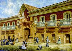 Archivo:Charton, Ernest - La Casa Colorada -ost 45x62,5 PinUnConce f2
