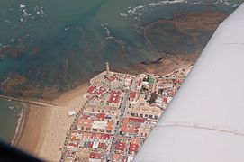 Chipiona lighthouse from above