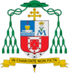 Coat of Arms of Archbishop Juan Antonio Flores Santana.svg