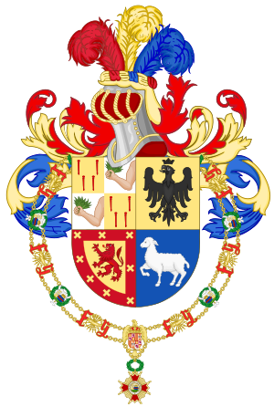 Archivo:Coat of Arms of Jaime Roldós Aguilera (Order of Isabella the Catholic)