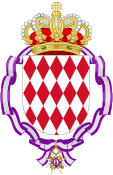 Coat of Arms of Princess Charlotte, Duchess of Valentinois (Order of María Luisa).svg