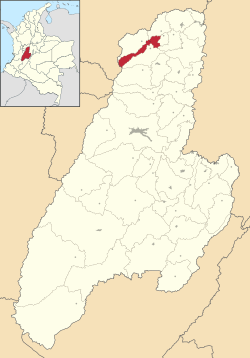 Casabianca ubicada en Tolima